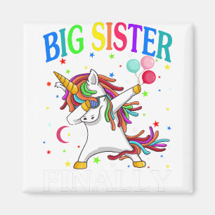 Imã Big Sister Finalmente Camisa Unicórnio - Camisa U
