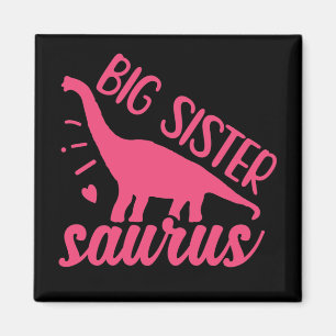 Imã Big Sister Saurus a rosa