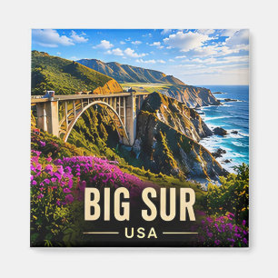 Imã Big Sur Califórnia EUA Estrada da Costa do Pacífic