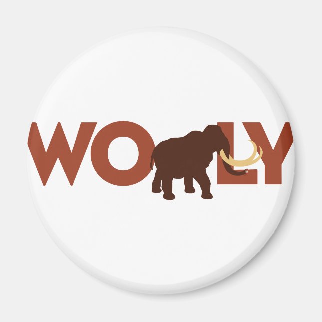 Imã Big Wooly Mammoth (Frente)