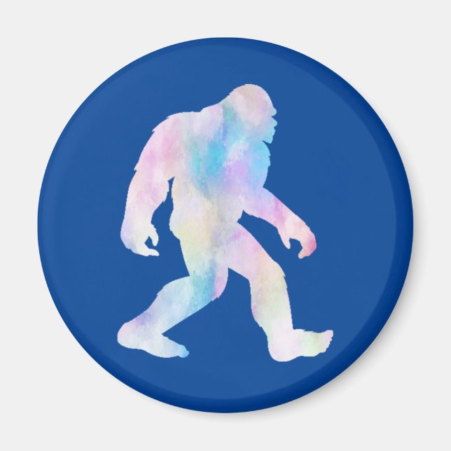 Imã Bigfoot Aquarela       (Frente)