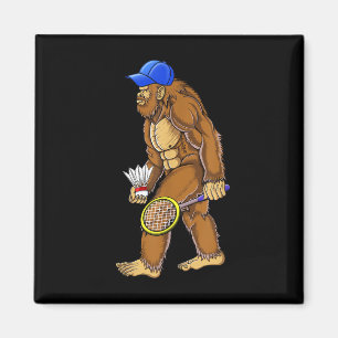 Imã Bigfoot Badminton Shuttle Art Sports