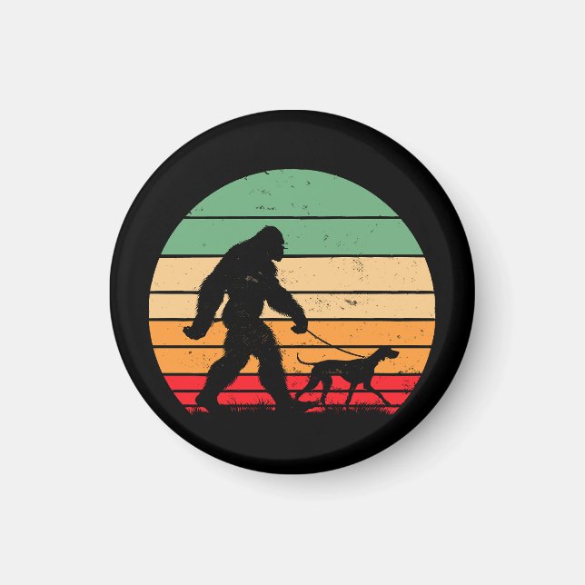 Imã Bigfoot Caminhando Pointer Alemão de Pelo Curto Vi (Frente)