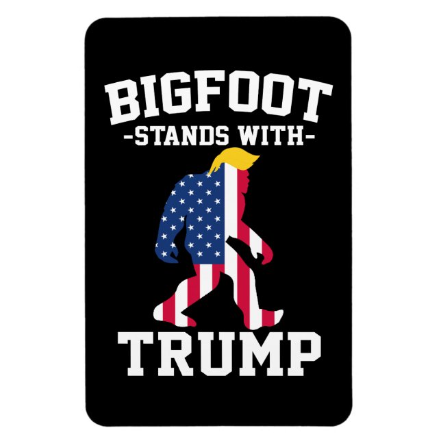Ímã Bigfoot Com Eleições Trump 2024 (Vertical)