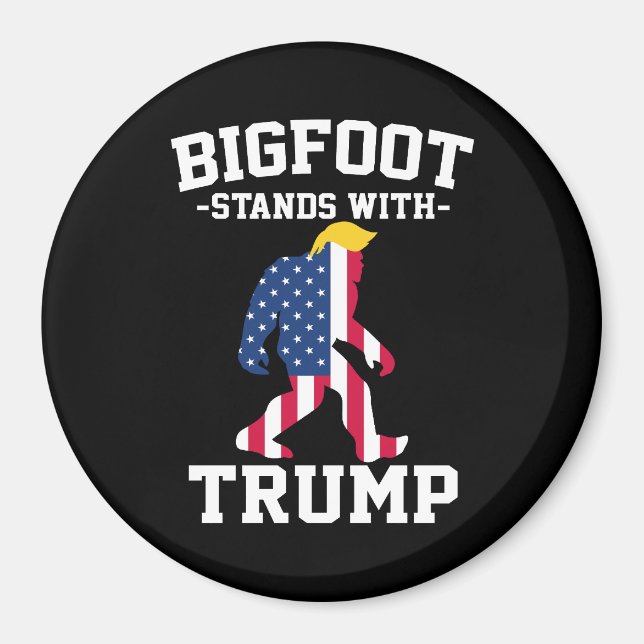 Imã Bigfoot Com Eleições Trump 2024 (Frente)