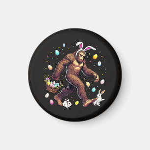 Imã Bigfoot Dia de Páscoa Sasquatch Engraçado