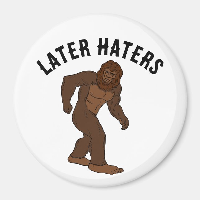 IMÃ BIGFOOT FUNNY MAGNET (Frente)