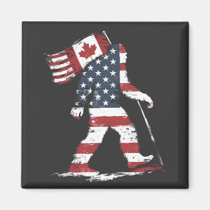 Imã Bigfoot Holding Canada Flag 51rua State Trump