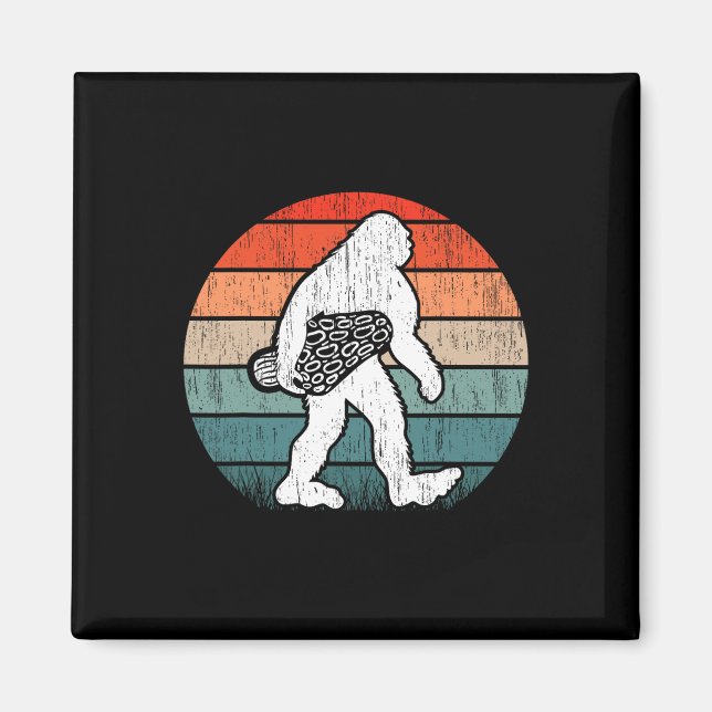 Imã Bigfoot Morel Mushroom Forjando Mycologia Shroom H (Frente)