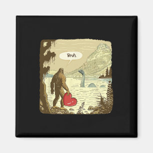 Imã Bigfoot Sasquatch engraçado Monstro do Lago Ness D