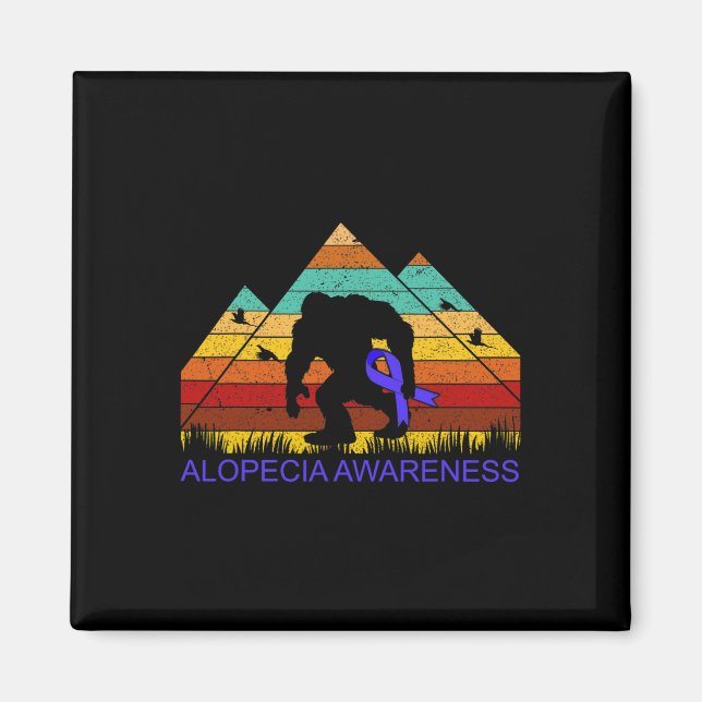 Imã Bigfoot traz ALOPECIA SENSIBILIZAÇÃO (Frente)