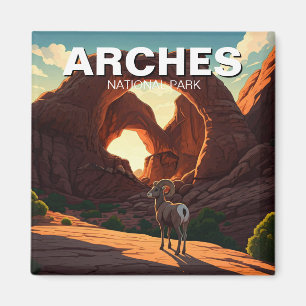 Imã Bighorn Sheep Moab Utah Arches National Park