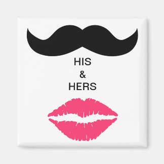 Imã bigode e lábios