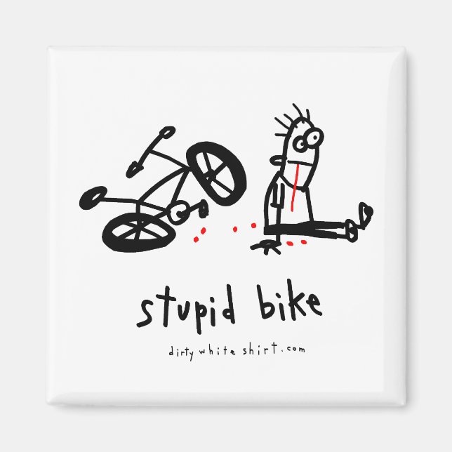 Imã Bike Estúpida (Frente)