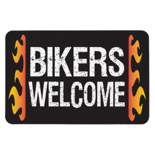 Ímã Bikers Bem-Vindo Evento de Motociclo ou Negócios