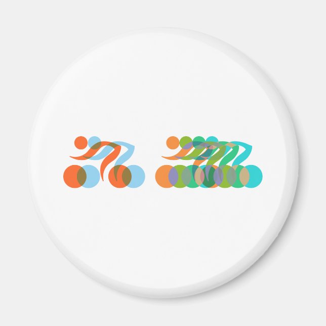 Imã Bikers, ciclistas, freaks (Frente)