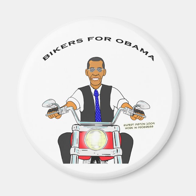 Imã Bikers para Obama (Frente)