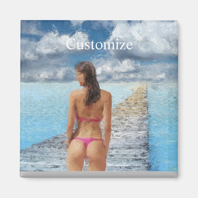 Imã Bikini Girl Thunder_Cove (Frente)