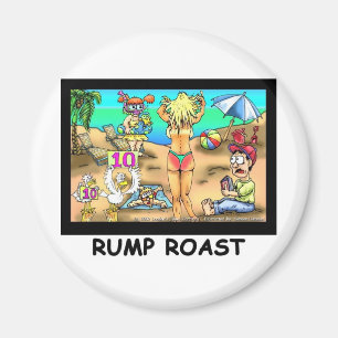 Imã Bikini Rump Roast Camisetas e Presentes Divertidos