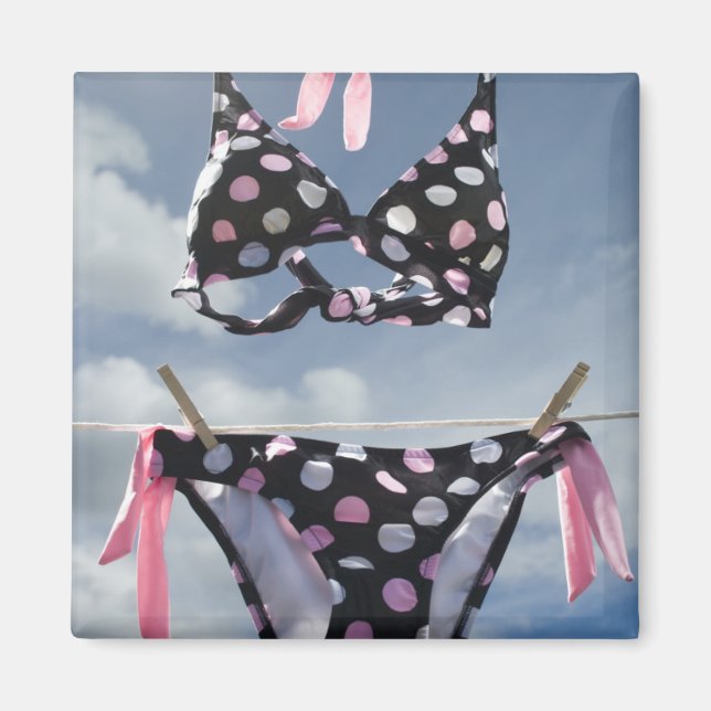 Imã Bikini Seguindo Uma Linha De Tela (Frente)