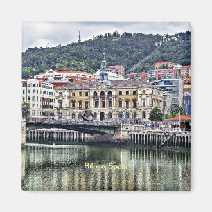 Imã Bilbau, fotografia de paisagem urbana Espanha