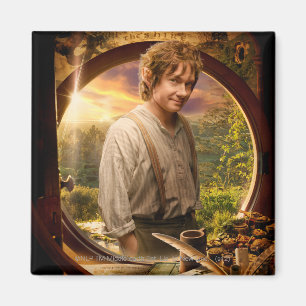 Imã BILBO BAGGINS™ em Colagem de Shire