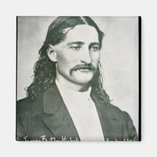 Imã "Bill selvagem" Hickok (foto de b/w)