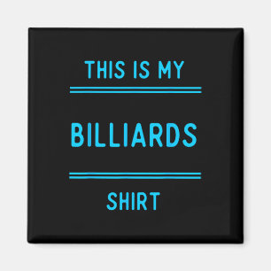 Imã Billiard Team T Shirts Gifts. Jogadores E Ventilad