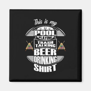 Imã Billiards 8 Ball Piscina Player Sarcasm Novelle Hu