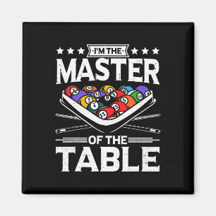 Imã Billiards Mestre da Mesa 8 Homens da Bola Poo