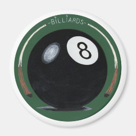 Imã Billiards Piscina Oito Ball
