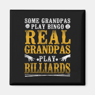 Imã Billiards Piscina Player Ball Avô Vintage Algum Gr