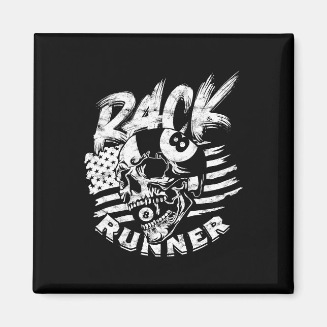 Imã Billiards Rack Runner de 8 bolas (Frente)