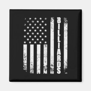 Imã Billiards Snooker American Flag Usa Games Esporte