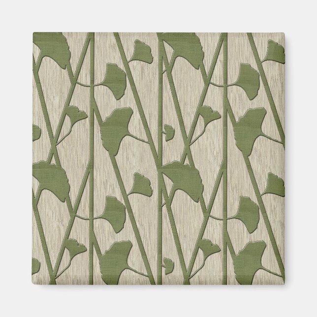 Imã biloba de ginkgo (Frente)