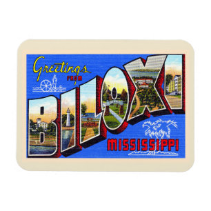 Ímã Biloxi Mississippi - Letra Grande