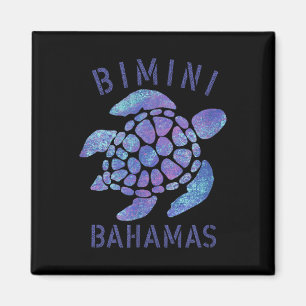 Imã Bimini, Design de praia de Bahamas _ Souvenir Illu