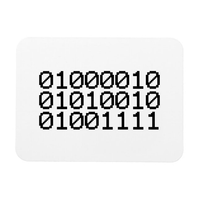 ÍMÃ BINARY BRO (Horizontal)