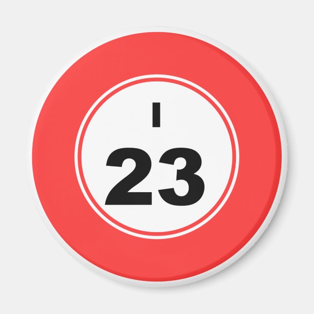 Imã Bingo Ball I (Frente)