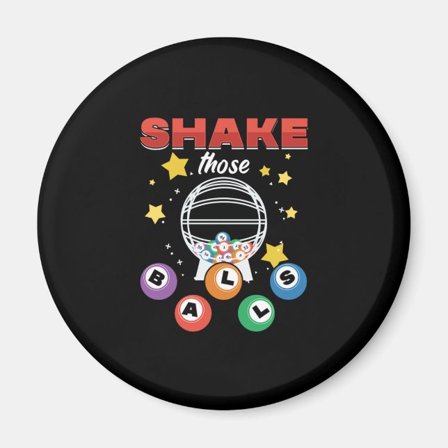 Imã Bingo Balls Jogo Jogo Jogo Jogo Jogo Jogo Presente (Frente)