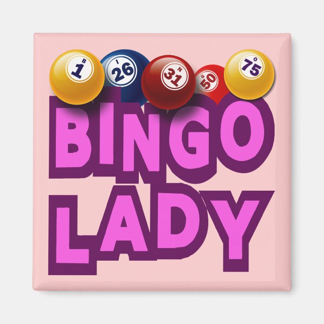 IMÃ BINGO LADY (Frente)