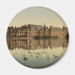 Imã Binnenhof através do Hofvijver, Haia