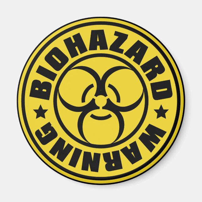 IMÃ BIOHAZARD (Frente)