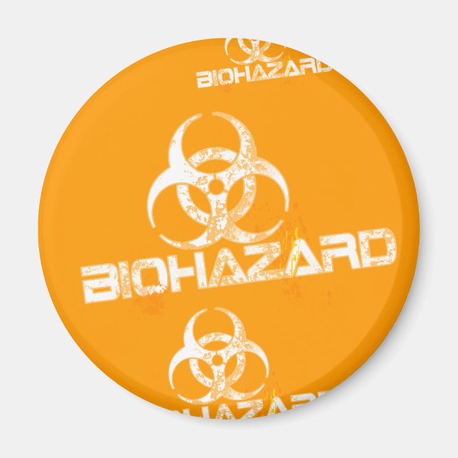 IMÃ BIOHAZARD (Frente)