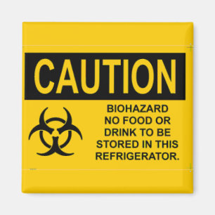 Imã Biohazard caution08