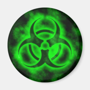 Imã Biohazard verde