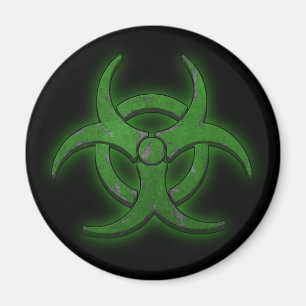 Imã Biohazard verde