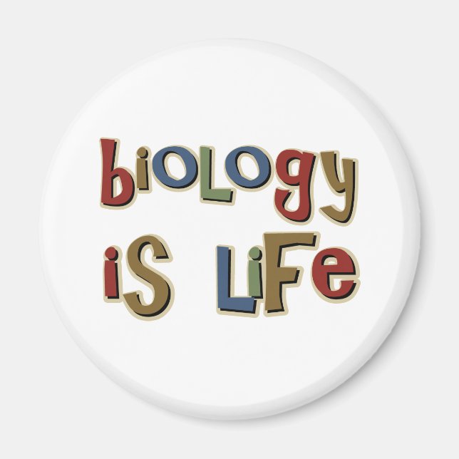 Imã Biologia é Vida Engraçado Pun (Frente)