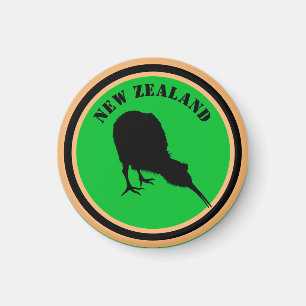 Imã Bird da Nova Zelândia e do Kiwi - design real do 