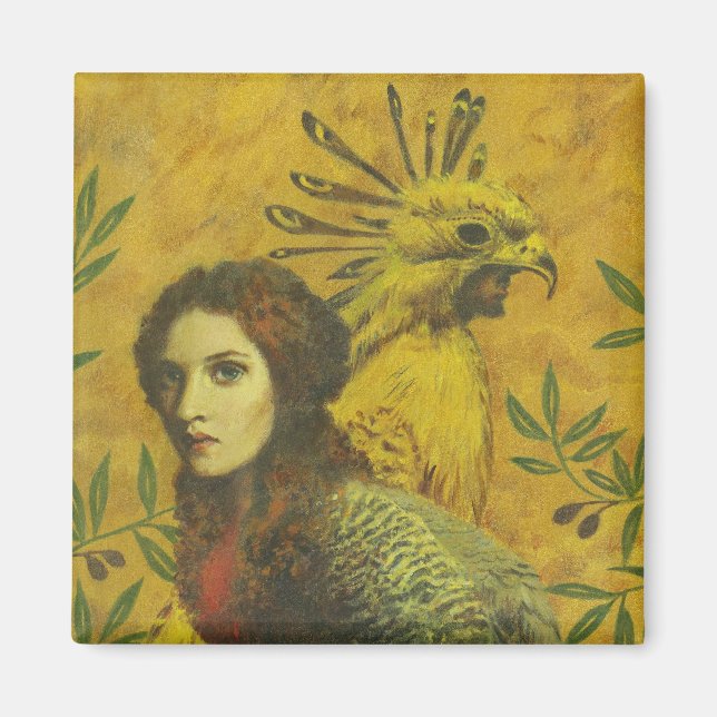 Imã Bird Lady Magnet (Frente)